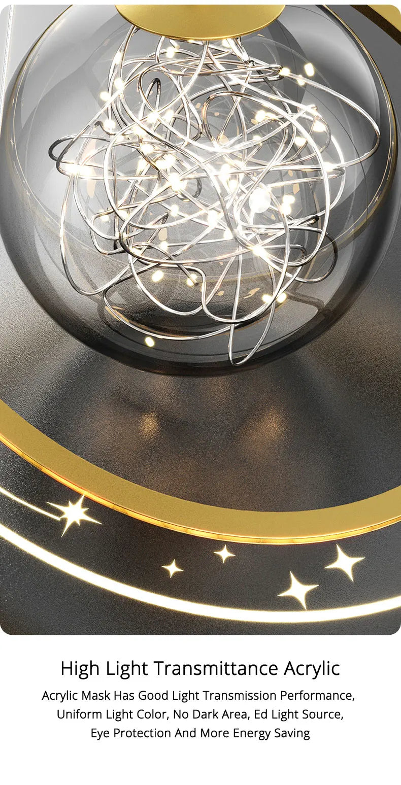 Nordic chandelier centerpiece living room dining room designer globe chandelier children room light bedroom dinning room light