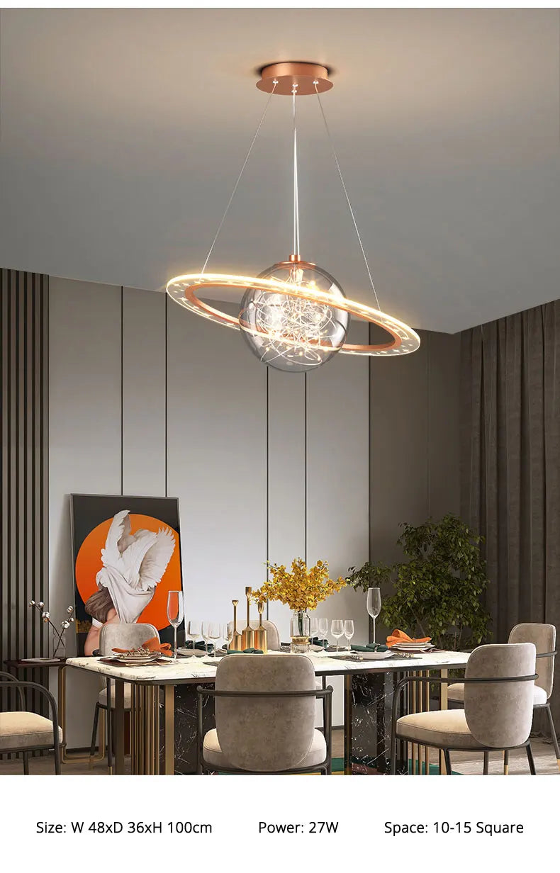 Nordic chandelier centerpiece living room dining room designer globe chandelier children room light bedroom dinning room light