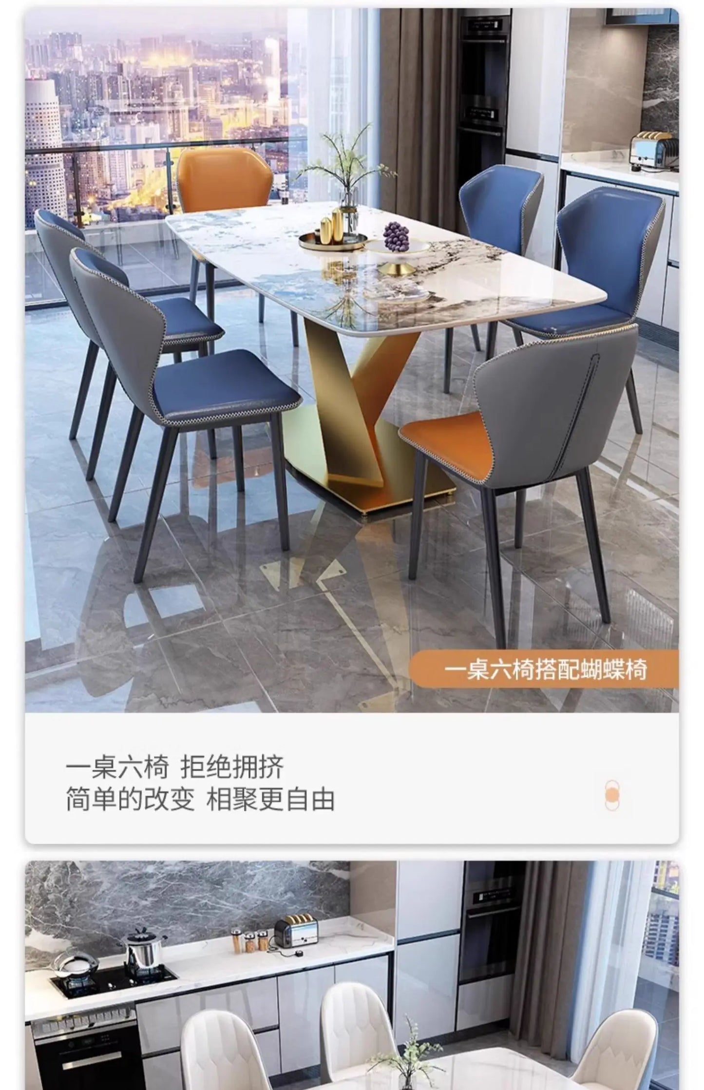 Unique Modern Dining Table Designer Nordic White Kitchen Mobile Dining Tables Salon Mesas De Jantar Living Room Sets Furniture