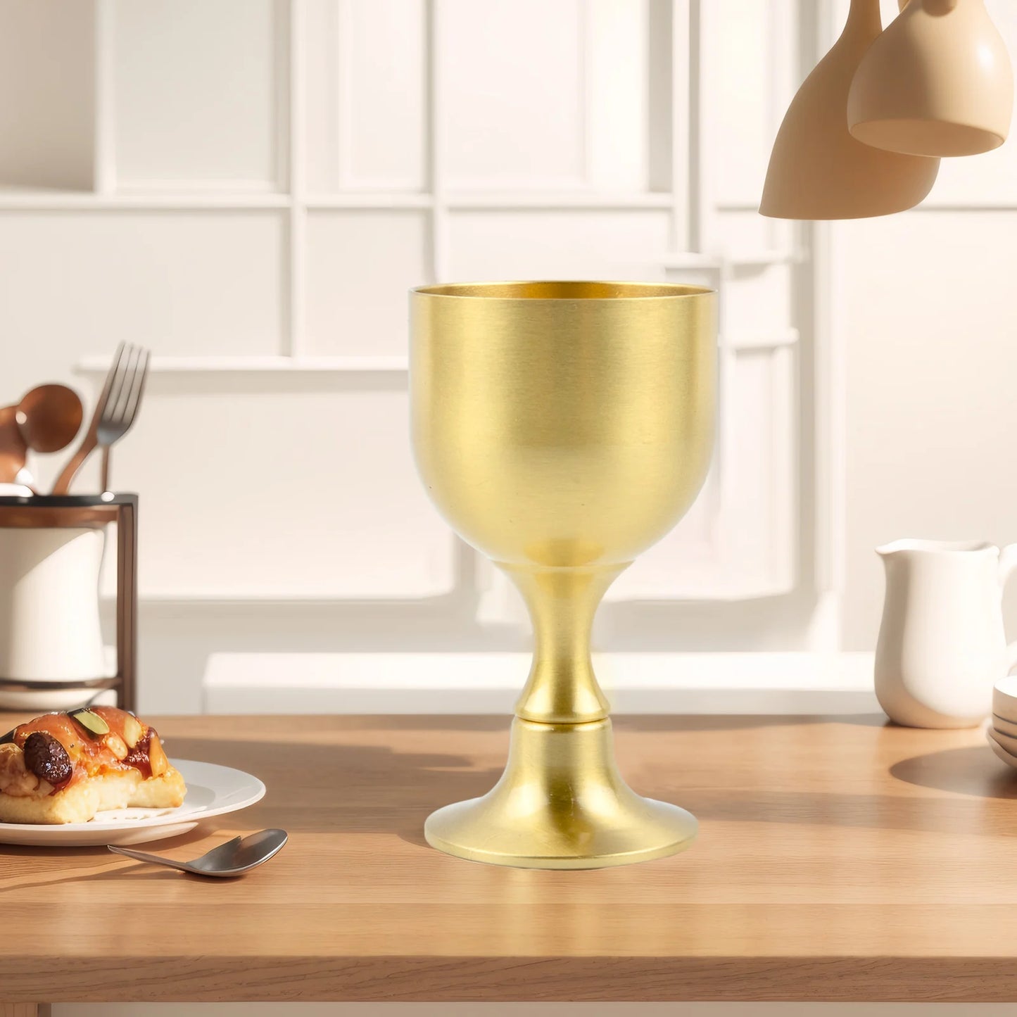 15/30ml Brass Chalice Cup Cocktail Glass Drinking Liquor Tumbler Cup Mug For Party Bar Wine Beer Juice Goblet Beverage Drinkware