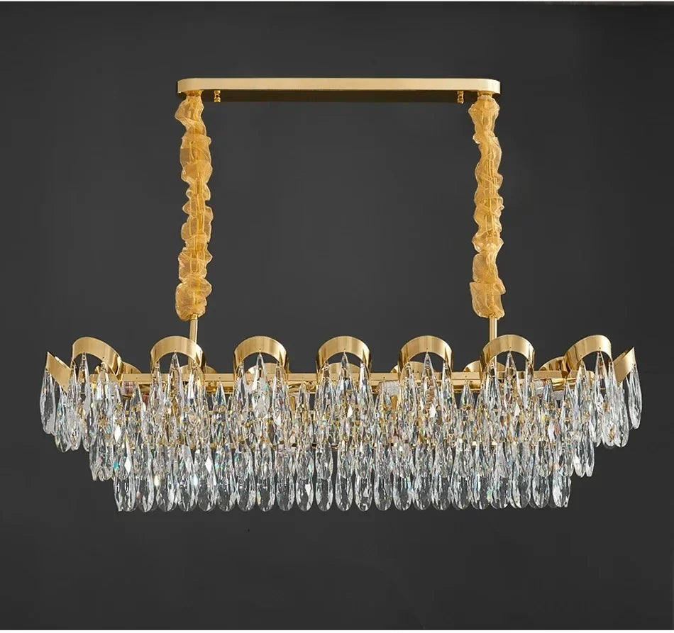 New Modern Chandelier For Living Room Dining Room Creative Design Crystal Hanging Lamp Home Decor Indoor Lighting Lustre Fixture