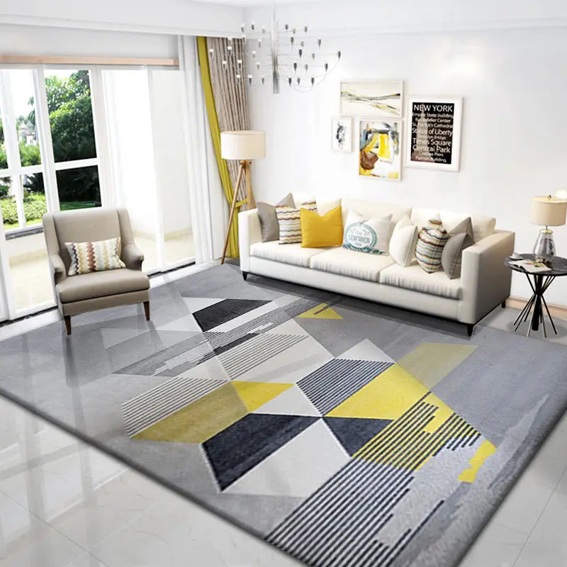 Rugs and Carpets for Home Living Room Rugs for Bedroom Decoration Geometric Soft Nordic Luxury LIVE ROOM area Rug floor mats