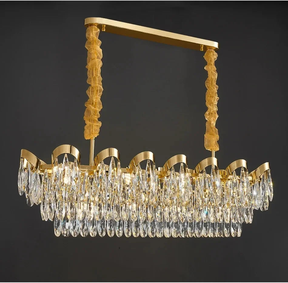 New Modern Chandelier For Living Room Dining Room Creative Design Crystal Hanging Lamp Home Decor Indoor Lighting Lustre Fixture