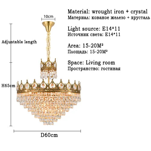 Retro Chandelier Dining Table Living Bedroom Ceiling Chandeliers Indoor Pendant Lamp Fixture Home Wall Decoration Lighting Lamp