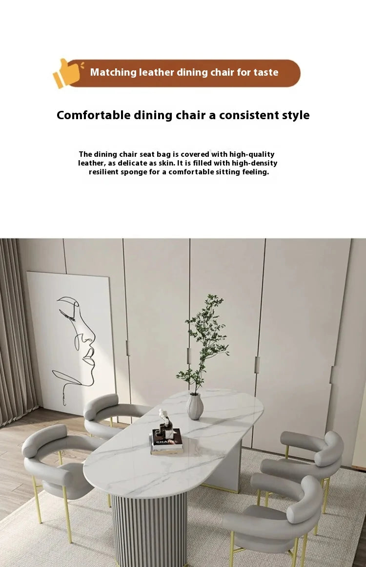 Luxury Nordic Dining Table Legs Metal Modern Space Savers Dining Table Living Minimalist Mesas De Comedor Room Furniture