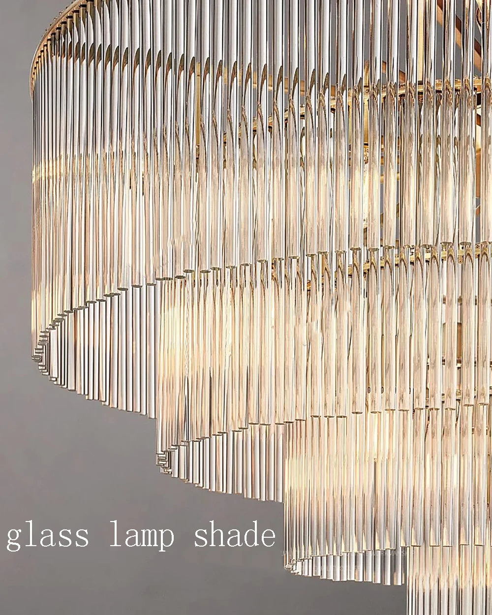 Art deco style Nordic chandelier featuring full brass and glass shade for dining room luxury creative hanging ceiling lamp