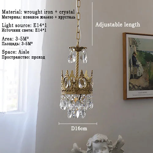 Retro Chandelier Dining Table Living Bedroom Ceiling Chandeliers Indoor Pendant Lamp Fixture Home Wall Decoration Lighting Lamp
