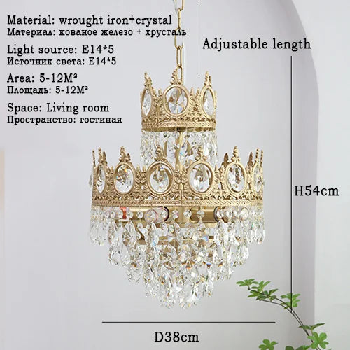 Retro Chandelier Dining Table Living Bedroom Ceiling Chandeliers Indoor Pendant Lamp Fixture Home Wall Decoration Lighting Lamp