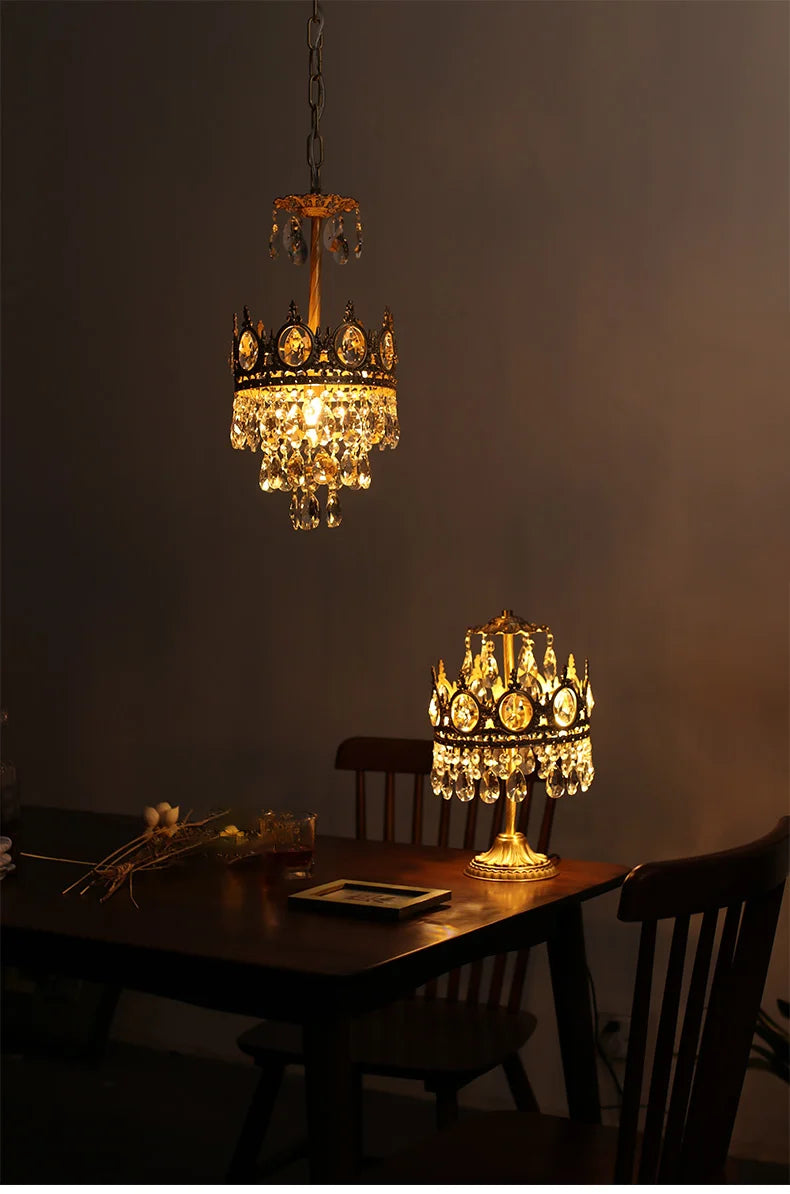 Retro Chandelier Dining Table Living Bedroom Ceiling Chandeliers Indoor Pendant Lamp Fixture Home Wall Decoration Lighting Lamp
