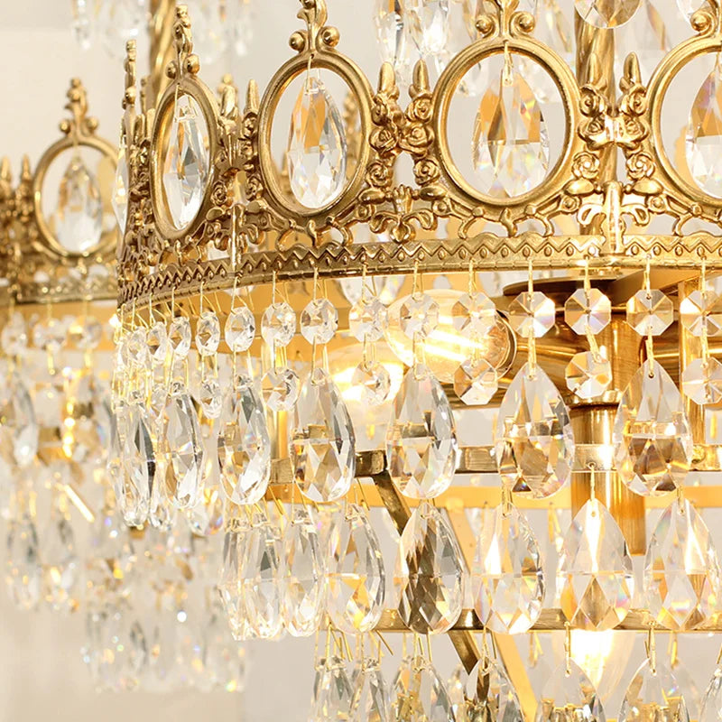 Retro Chandelier Dining Table Living Bedroom Ceiling Chandeliers Indoor Pendant Lamp Fixture Home Wall Decoration Lighting Lamp
