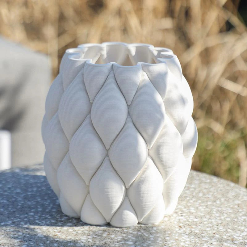 Ceramic Vases Modern Decor Flower Vase Desk Hydroponic Flowers Bottle  Interior Dried Flowers Container Pottery Decoration
