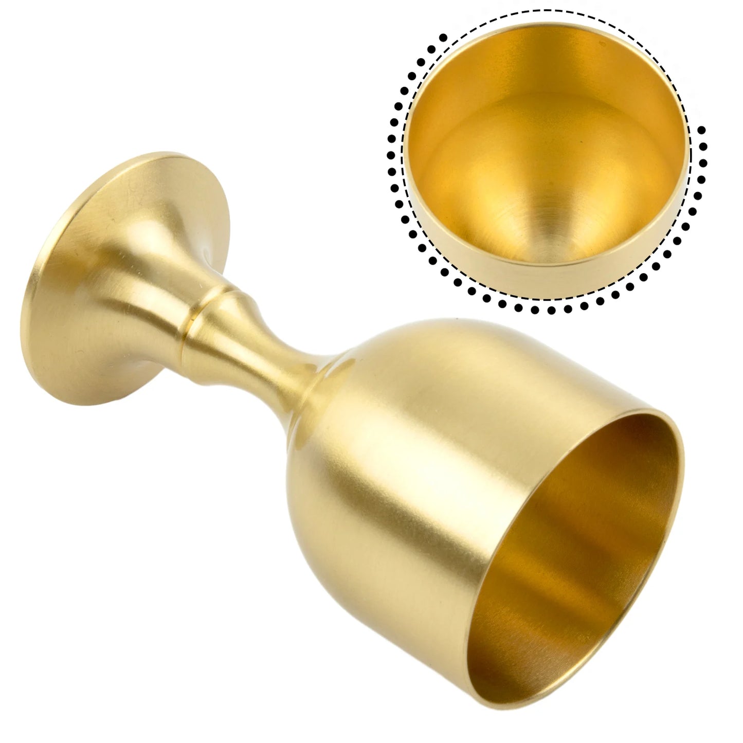 15/30ml Brass Chalice Cup Cocktail Glass Drinking Liquor Tumbler Cup Mug For Party Bar Wine Beer Juice Goblet Beverage Drinkware