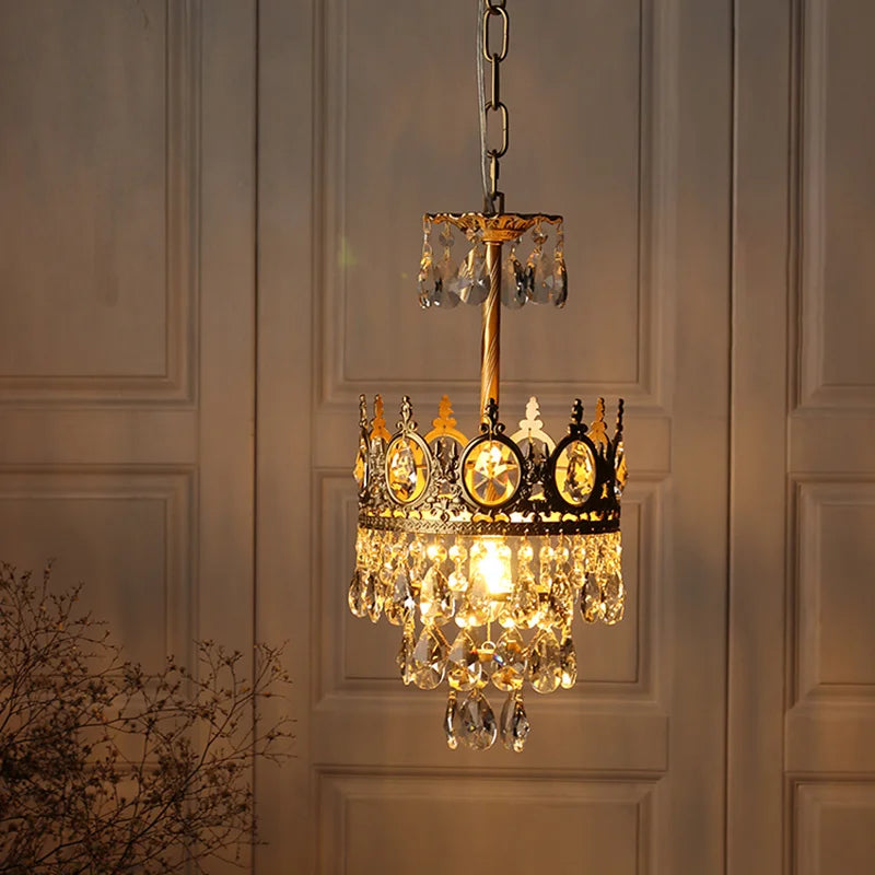 Retro Chandelier Dining Table Living Bedroom Ceiling Chandeliers Indoor Pendant Lamp Fixture Home Wall Decoration Lighting Lamp