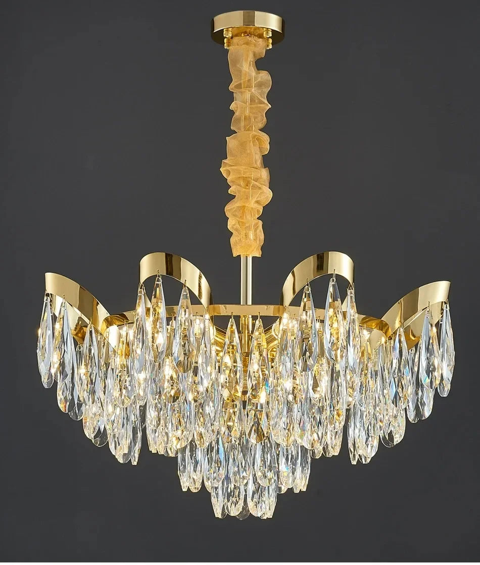 New Modern Chandelier For Living Room Dining Room Creative Design Crystal Hanging Lamp Home Decor Indoor Lighting Lustre Fixture
