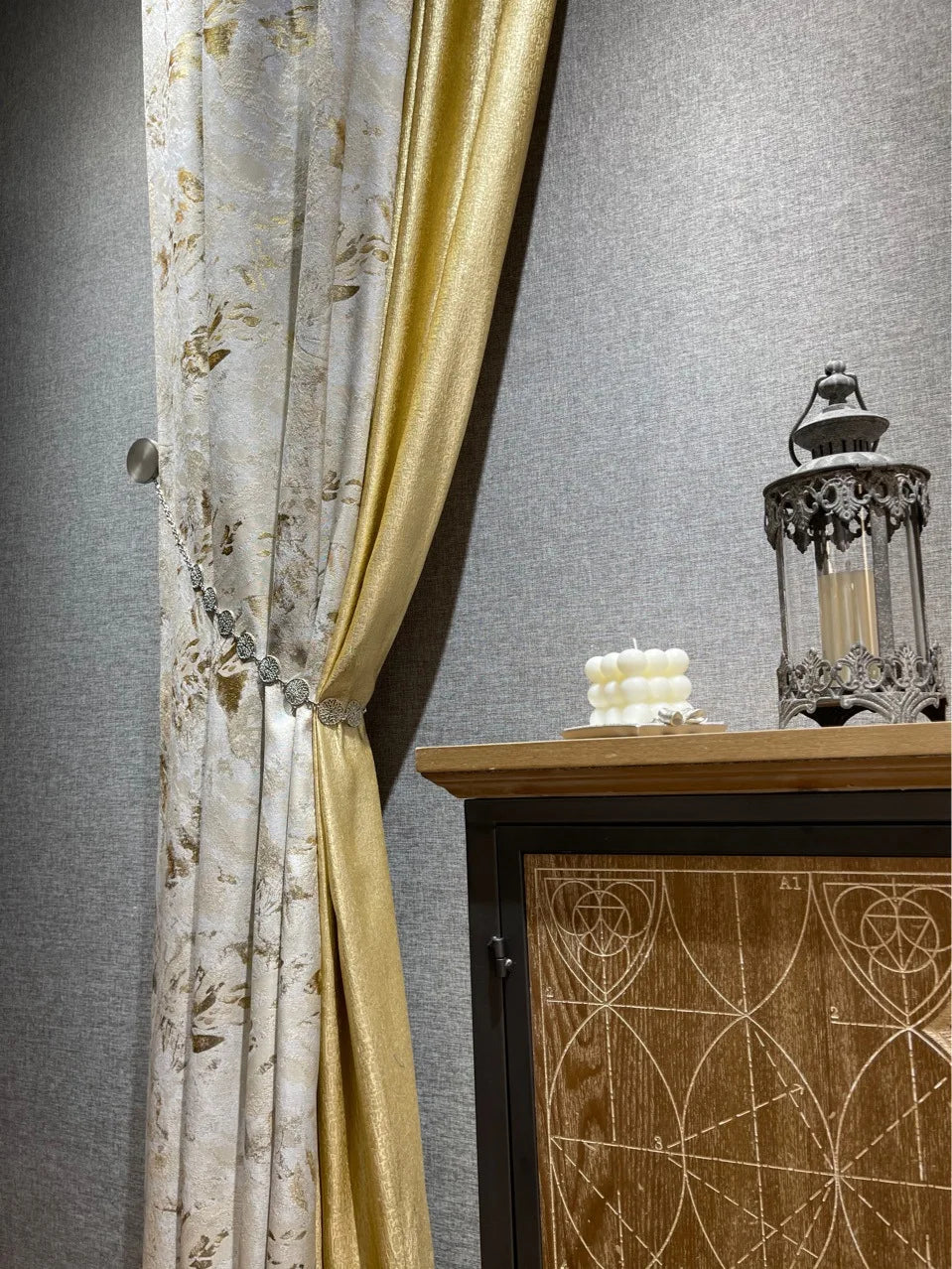 2025 new Curtains for Living dining room bedroom cream champagne gold thread jacquard high precision modern luxury high blackout