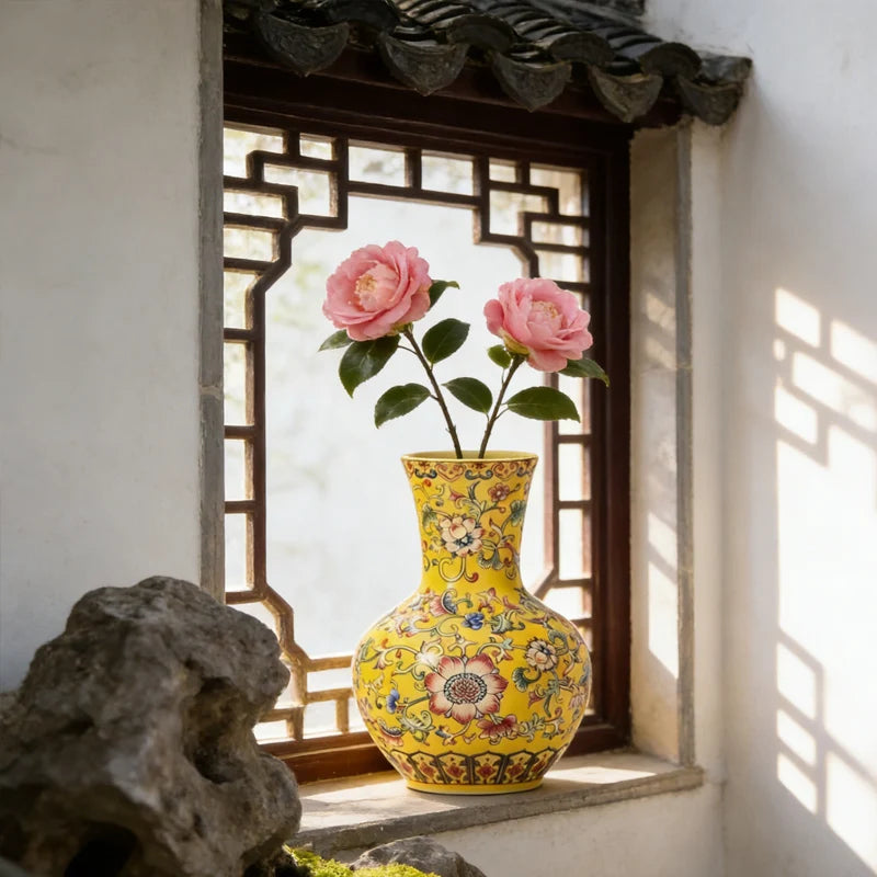 1pcs Creative and Simple Home Ornaments Home Decorations Vases Unique Antique Vase Handicrafts Porcelain Vases Decorative Gifts