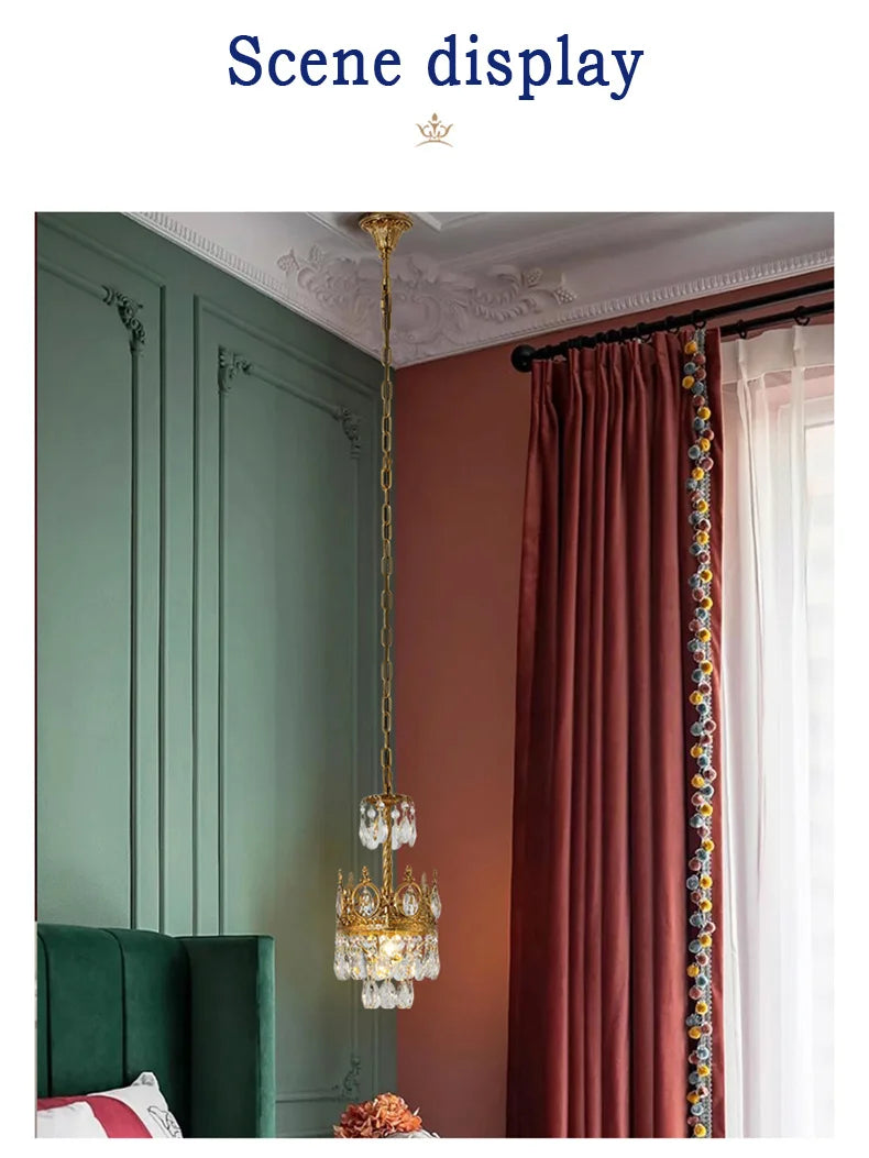 Retro Chandelier Dining Table Living Bedroom Ceiling Chandeliers Indoor Pendant Lamp Fixture Home Wall Decoration Lighting Lamp