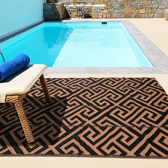Indoor Outdoor Area Rug Home Garden Living Room Floor Carpet Anti-slip Waterproof Portable Folding RV Camping Awning Picnic Mat