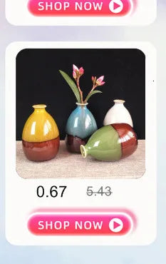 Modern Flower Vases For Homes Ceramic Vase Decoration Flower Glaze Flower Home Accessories Ceramic Craft Ornaments Green Plant