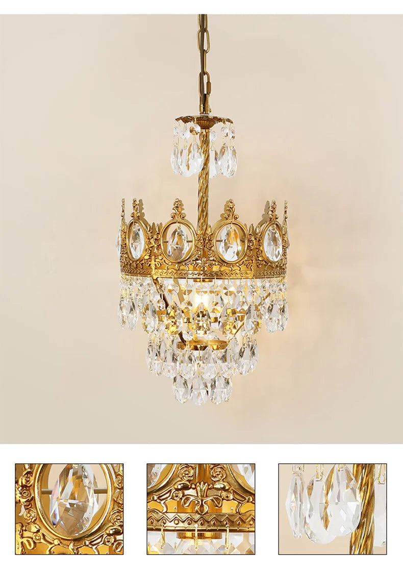 Retro Chandelier Dining Table Living Bedroom Ceiling Chandeliers Indoor Pendant Lamp Fixture Home Wall Decoration Lighting Lamp