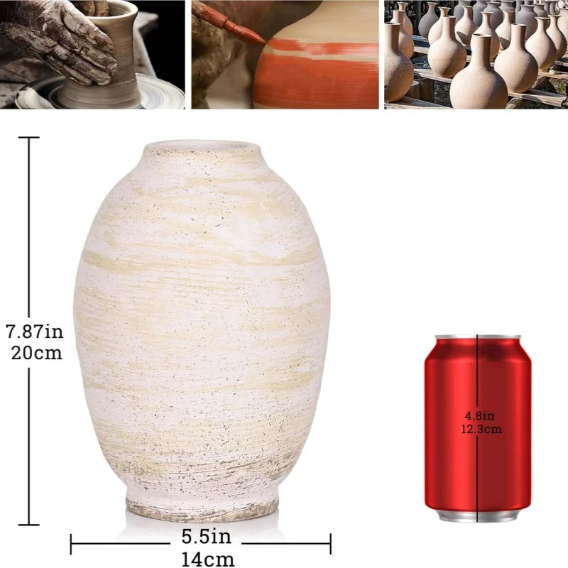Modern Decorative Vases Handmade Style Versatile For Home & Living Room Decor Table Decoration And Accessories