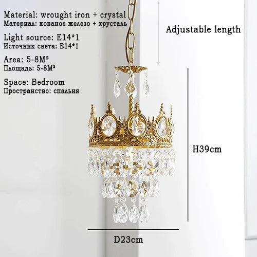 Retro Chandelier Dining Table Living Bedroom Ceiling Chandeliers Indoor Pendant Lamp Fixture Home Wall Decoration Lighting Lamp