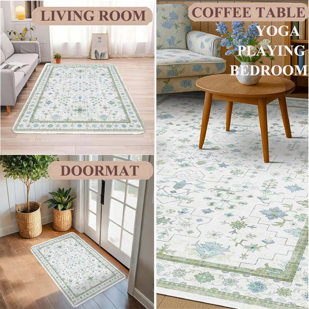 Rug for Living Room Carpet Jungle Tiger Home Decor Large Area Bedroom Floor Mat Machine Washable Coffee Table Kitchen Rugs