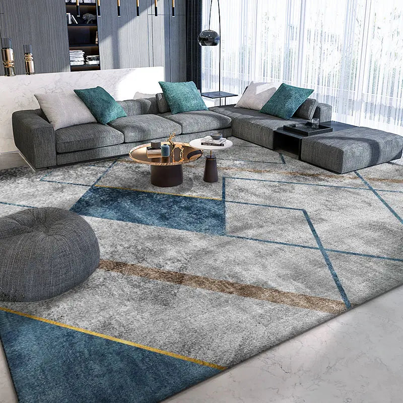 Rugs and Carpets for Home Living Room Rugs for Bedroom Decoration Geometric Soft Nordic Luxury LIVE ROOM area Rug floor mats