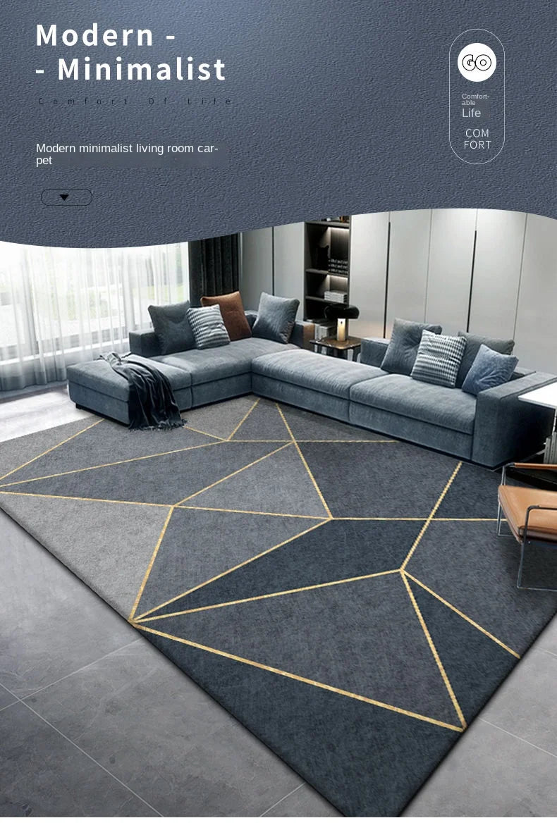 Rugs and Carpets for Home Living Room Rugs for Bedroom Decoration Geometric Soft Nordic Luxury LIVE ROOM area Rug floor mats