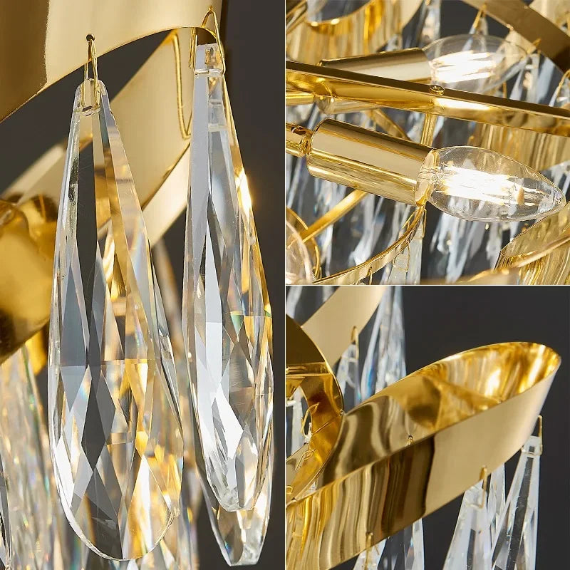 New Modern Chandelier For Living Room Dining Room Creative Design Crystal Hanging Lamp Home Decor Indoor Lighting Lustre Fixture