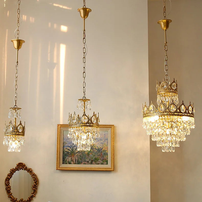 Retro Chandelier Dining Table Living Bedroom Ceiling Chandeliers Indoor Pendant Lamp Fixture Home Wall Decoration Lighting Lamp