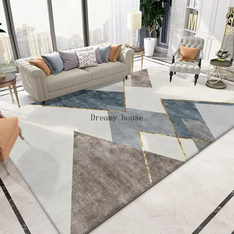 Rugs and Carpets for Home Living Room Rugs for Bedroom Decoration Geometric Soft Nordic Luxury LIVE ROOM area Rug floor mats