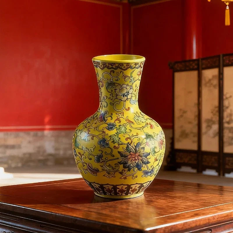 1pcs Creative and Simple Home Ornaments Home Decorations Vases Unique Antique Vase Handicrafts Porcelain Vases Decorative Gifts