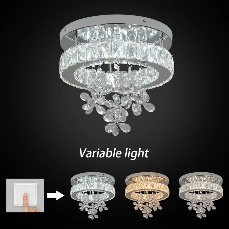Modern Chandelier For Bedroom Dining Room Led Ceiling Light With Remote Control Hanging Lighting Fixtures Home Decoration Lustre