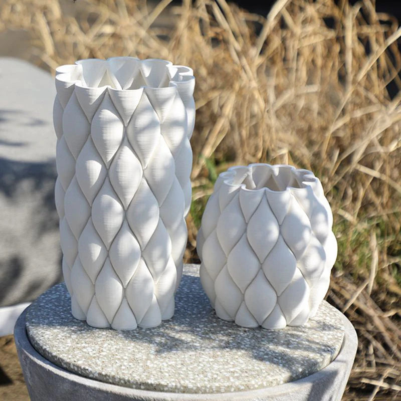 Ceramic Vases Modern Decor Flower Vase Desk Hydroponic Flowers Bottle  Interior Dried Flowers Container Pottery Decoration