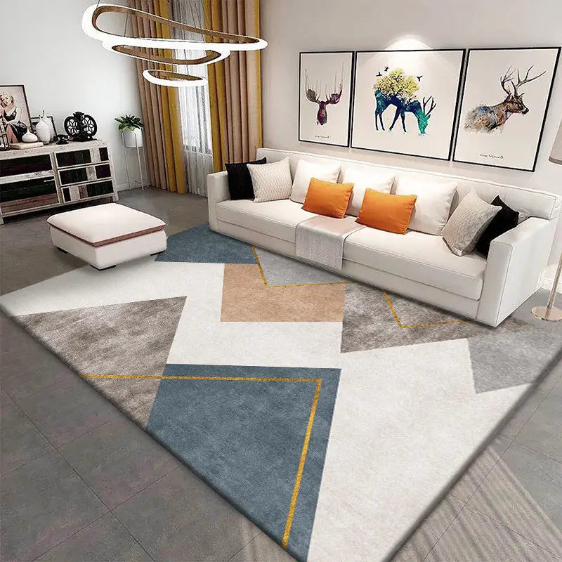 Rugs and Carpets for Home Living Room Rugs for Bedroom Decoration Geometric Soft Nordic Luxury LIVE ROOM area Rug floor mats