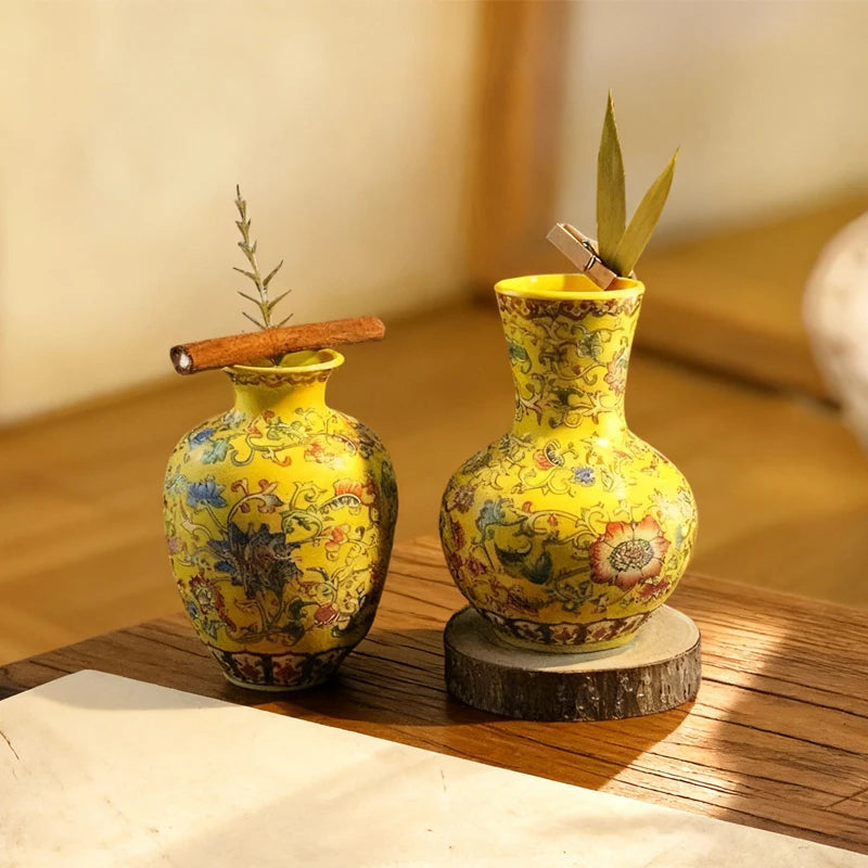 1pcs Creative and Simple Home Ornaments Home Decorations Vases Unique Antique Vase Handicrafts Porcelain Vases Decorative Gifts