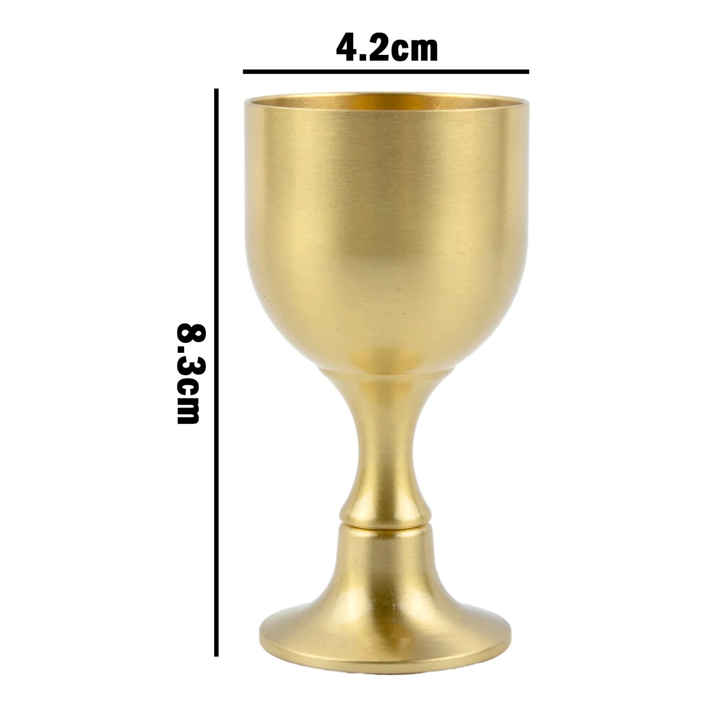 15/30ml Brass Chalice Cup Cocktail Glass Drinking Liquor Tumbler Cup Mug For Party Bar Wine Beer Juice Goblet Beverage Drinkware