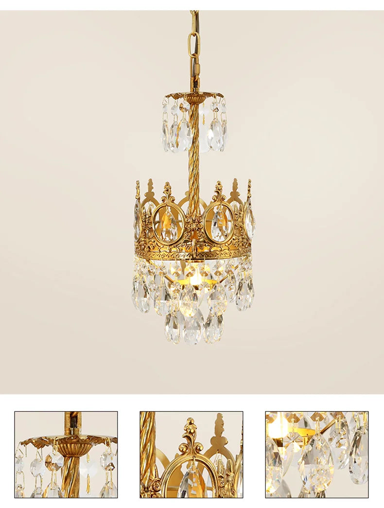 Retro Chandelier Dining Table Living Bedroom Ceiling Chandeliers Indoor Pendant Lamp Fixture Home Wall Decoration Lighting Lamp
