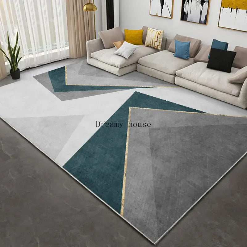 Rugs and Carpets for Home Living Room Rugs for Bedroom Decoration Geometric Soft Nordic Luxury LIVE ROOM area Rug floor mats