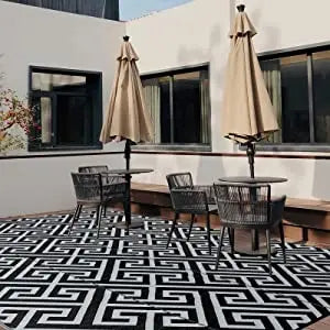 Indoor Outdoor Area Rug Home Garden Living Room Floor Carpet Anti-slip Waterproof Portable Folding RV Camping Awning Picnic Mat