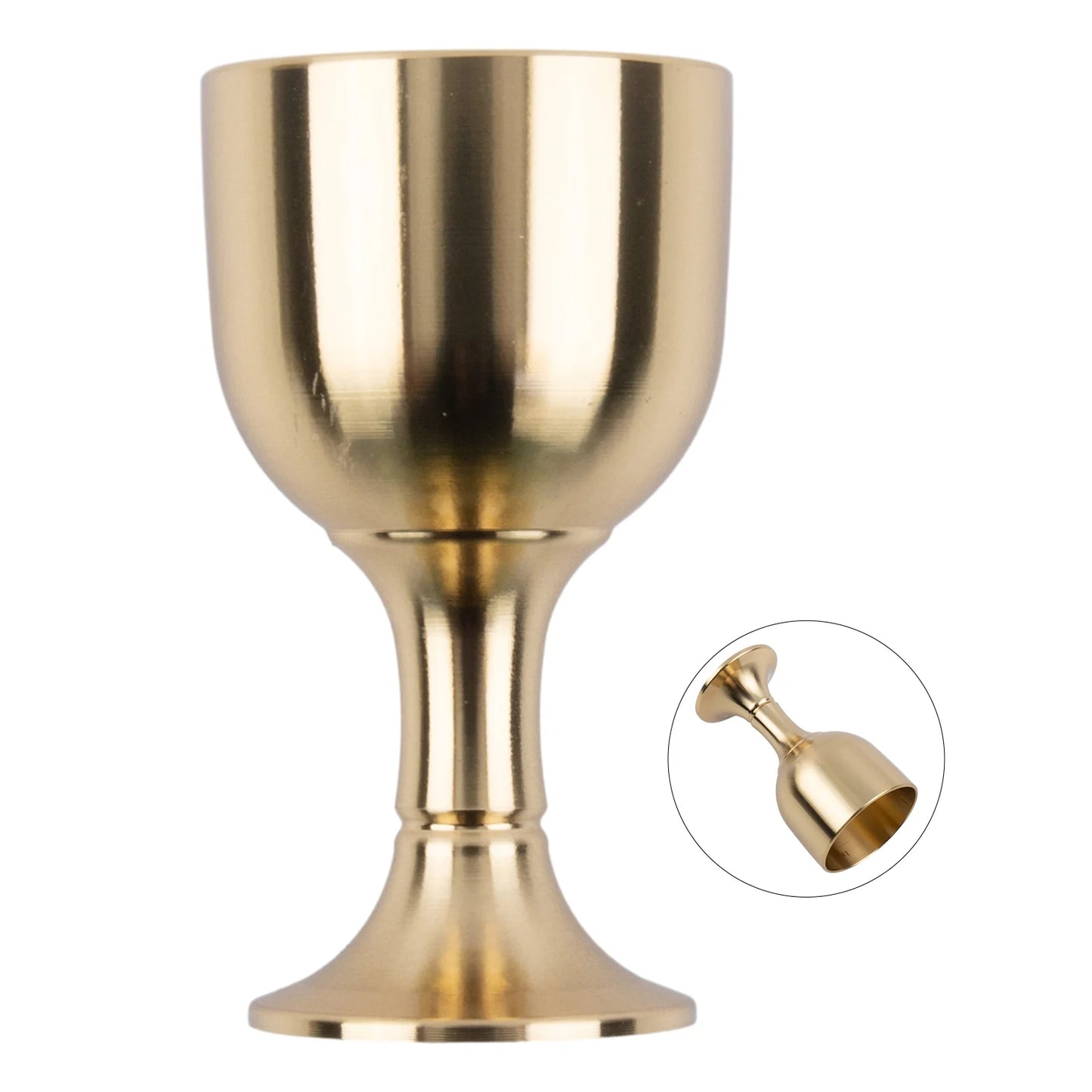 15/30ml Brass Chalice Cup Cocktail Glass Drinking Liquor Tumbler Cup Mug For Party Bar Wine Beer Juice Goblet Beverage Drinkware