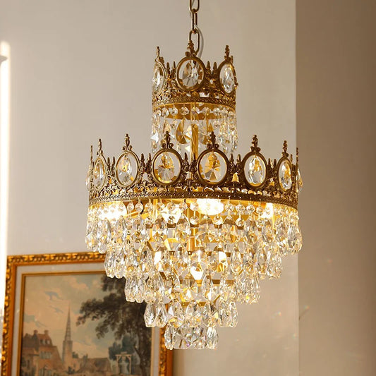 Retro Chandelier Dining Table Living Bedroom Ceiling Chandeliers Indoor Pendant Lamp Fixture Home Wall Decoration Lighting Lamp
