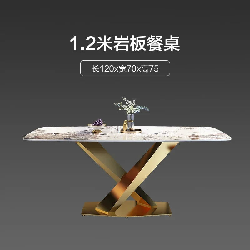 Unique Modern Dining Table Designer Nordic White Kitchen Mobile Dining Tables Salon Mesas De Jantar Living Room Sets Furniture