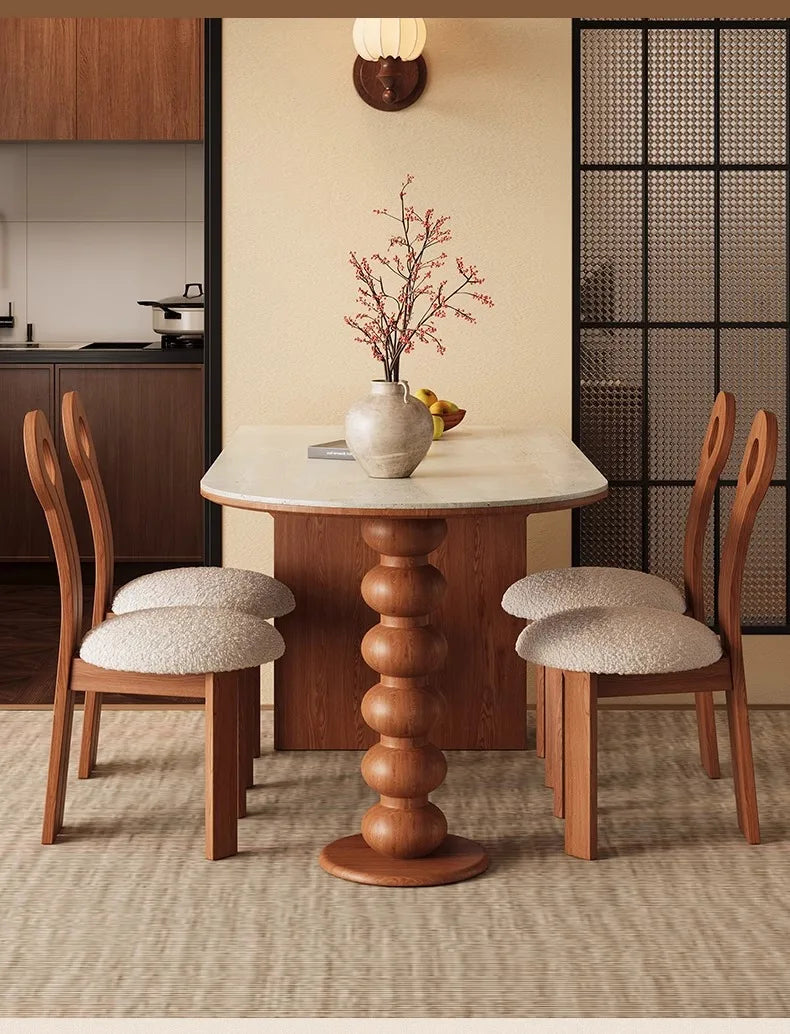 Mid Century Elegant Dining Tables With Cabinets Vintage Oval Tall Legs Dining Tables Rustic Foldable Столы Обеденные Furniture