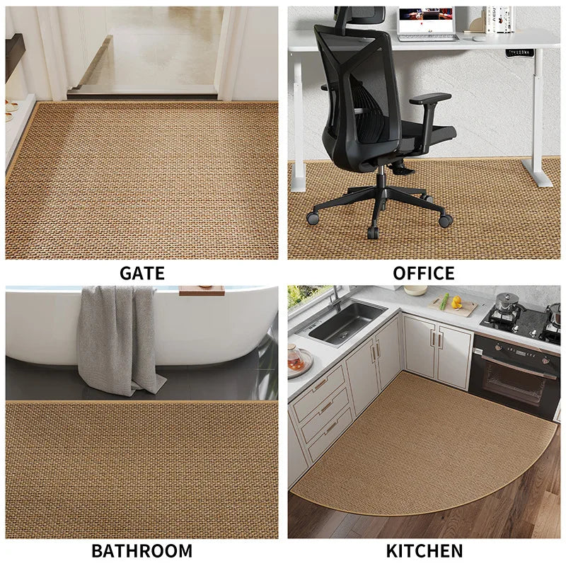Kitchen Rugs and Mats Non Skid Washable, Absorbent Runner Rugs for Kitchen, Front of Sink, Kitchen Mats for Floor