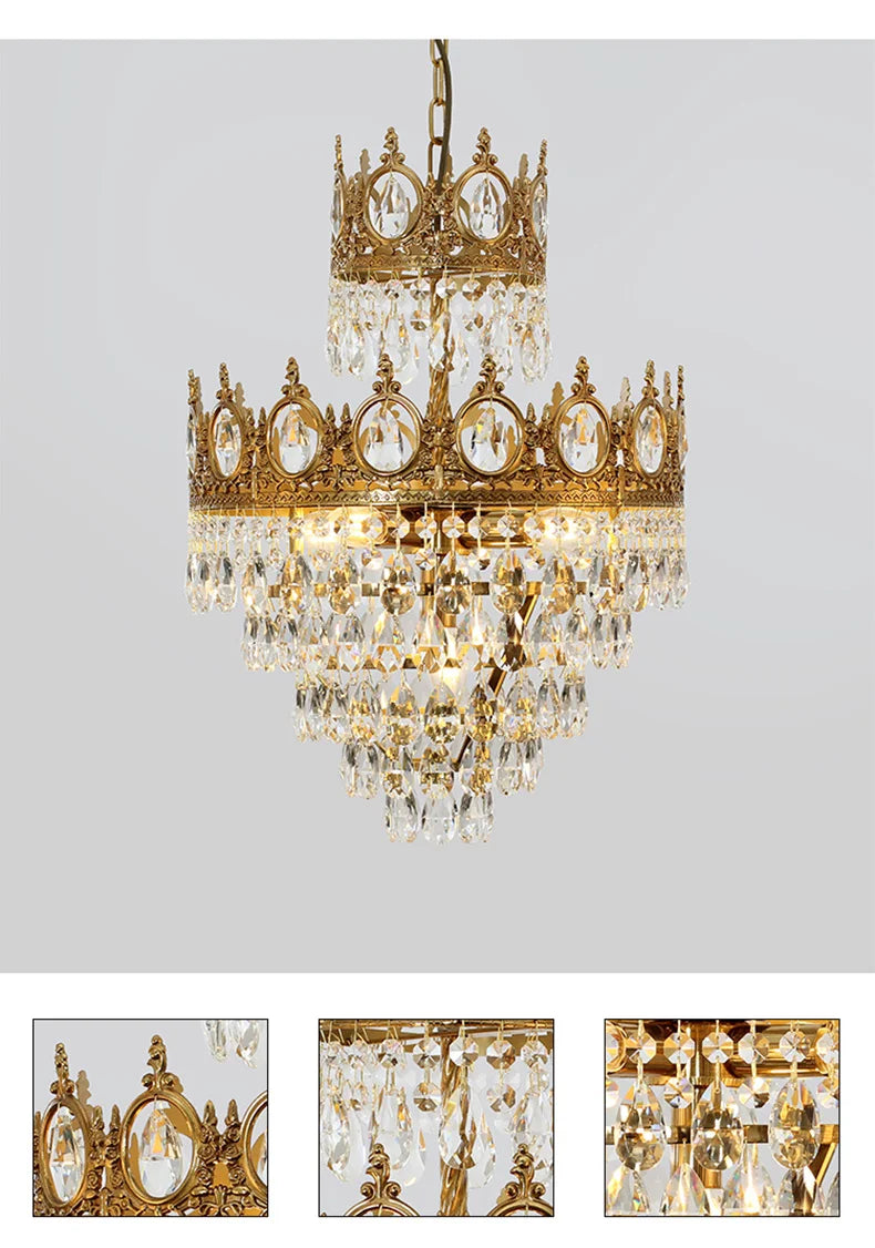 Retro Chandelier Dining Table Living Bedroom Ceiling Chandeliers Indoor Pendant Lamp Fixture Home Wall Decoration Lighting Lamp
