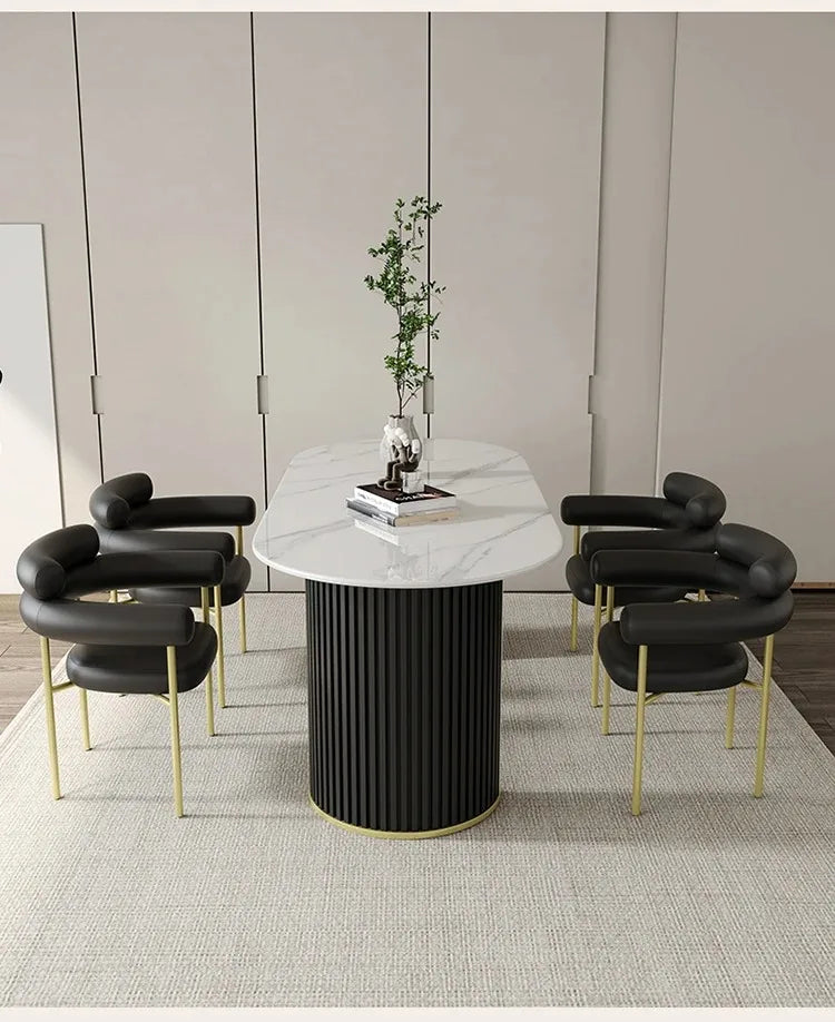 Luxury Nordic Dining Table Legs Metal Modern Space Savers Dining Table Living Minimalist Mesas De Comedor Room Furniture