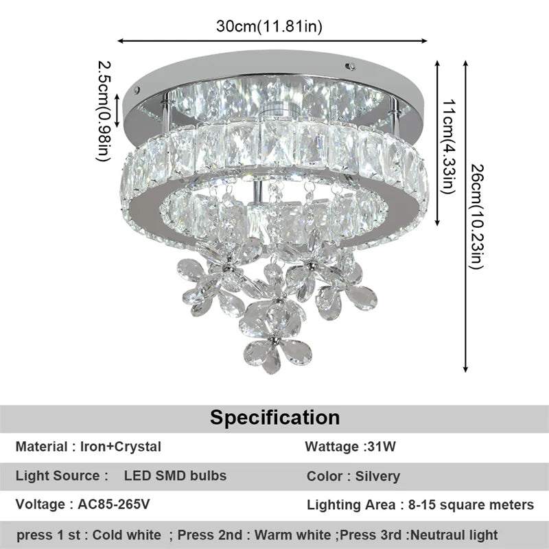 Modern Chandelier For Bedroom Dining Room Led Ceiling Light With Remote Control Hanging Lighting Fixtures Home Decoration Lustre