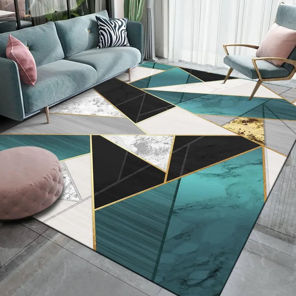 Rugs and Carpets for Home Living Room Rugs for Bedroom Decoration Geometric Soft Nordic Luxury LIVE ROOM area Rug floor mats